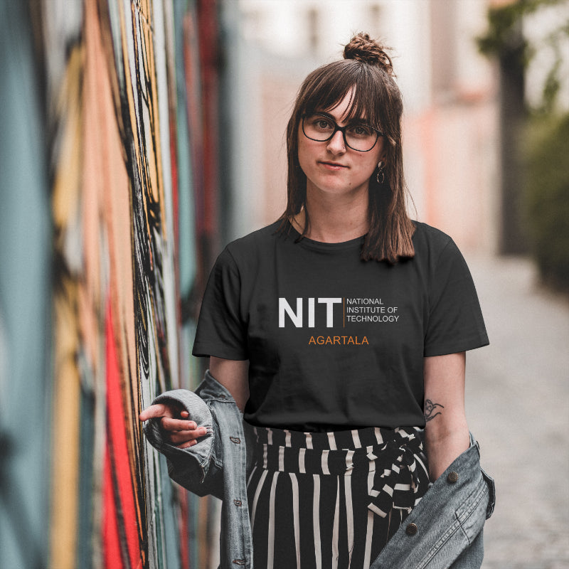 NIT-Agartala printed t-shirt (black)